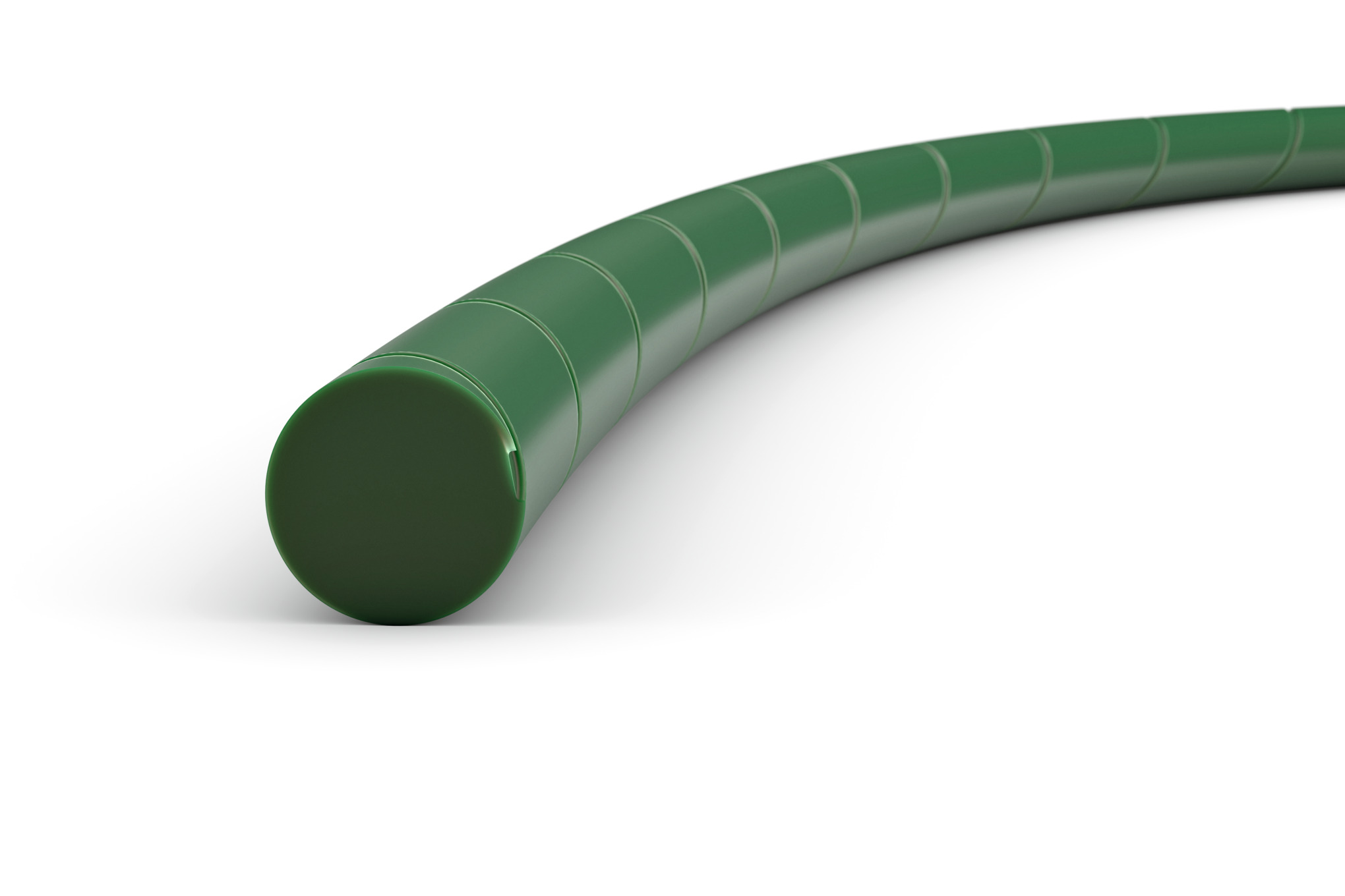 Hilo redondo silencioso Ø 4.0 mm | Verde oscuro