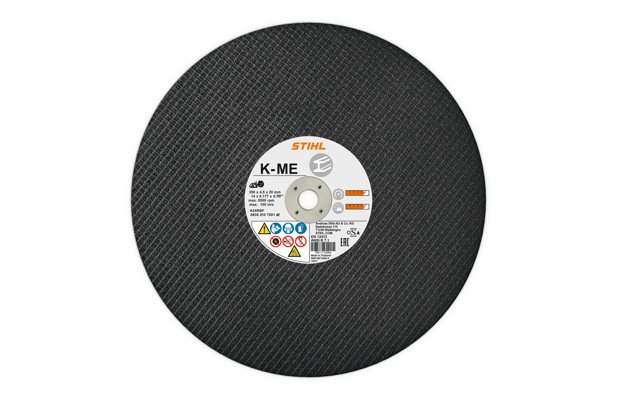 K-ME | Disco de resina para acero, 300 mm (12")