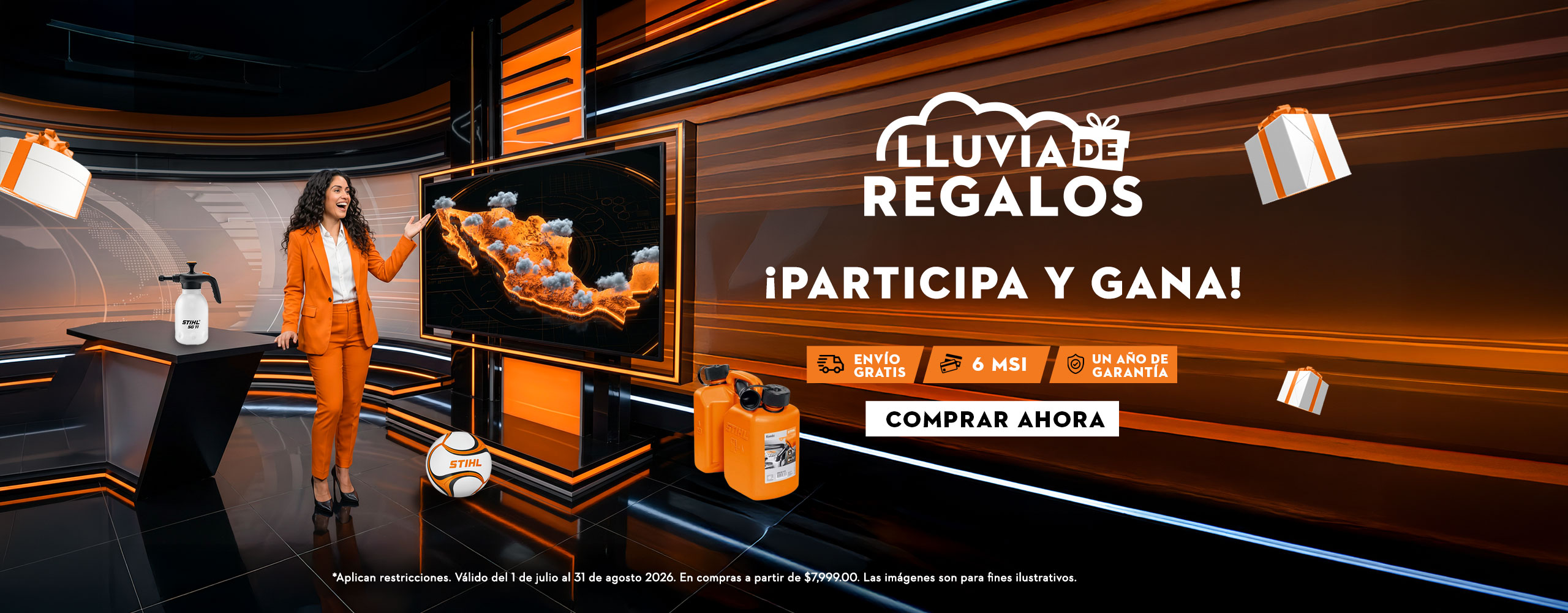promoción lluvia de regalos tienda online