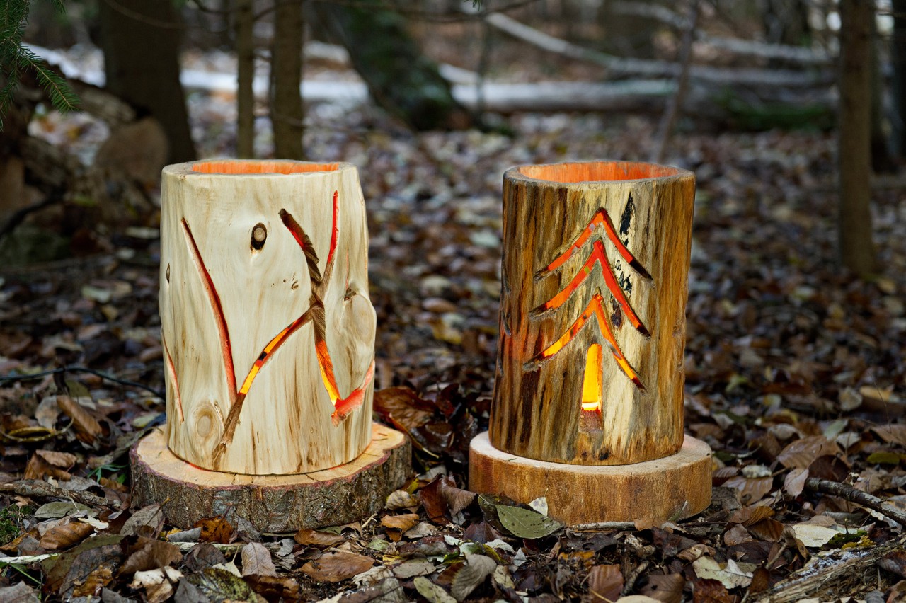 Construye tu propio farolillo de madera luminoso con estampados