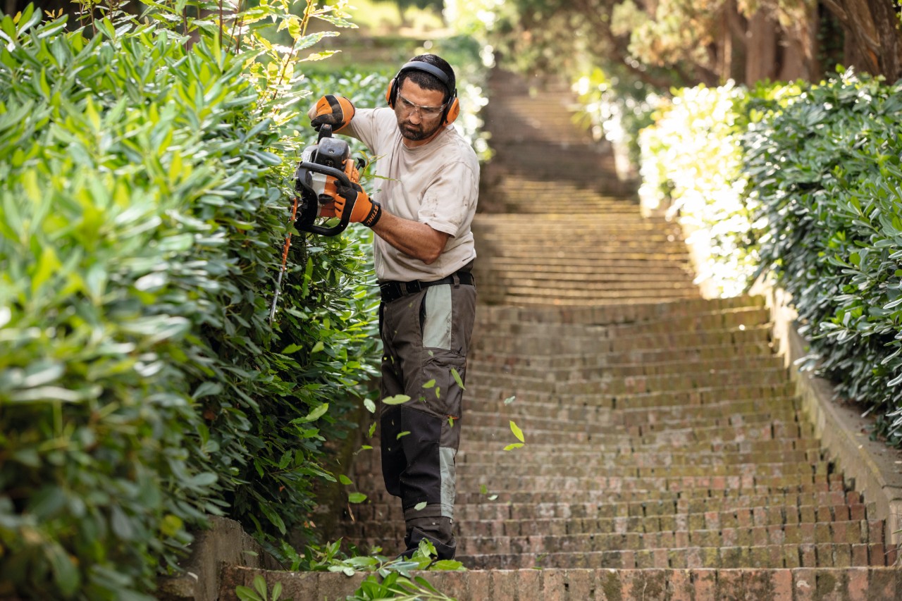 Protección auditiva para trabajos particulares en el jardín