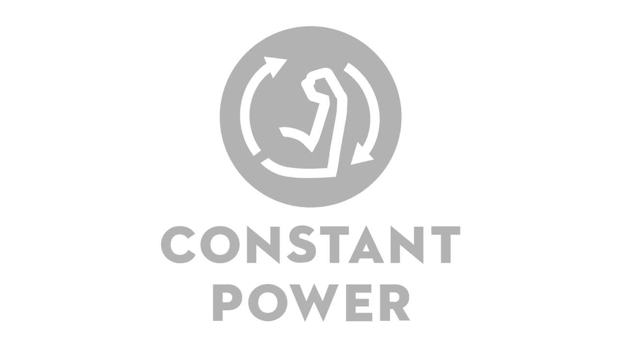 Icono con un brazo inclinado y dos flechas en el sentido de las agujas del reloj, debajo de las cuales pone «Constant Power»